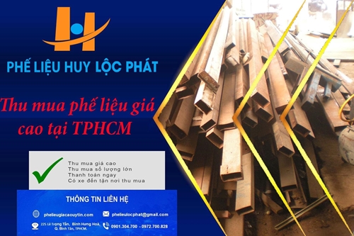 Phế liệu Huy Lộc Phát chuyên thu mua phế liệu đồng, nhôm, sắt, inox giá cao tại TP Hồ Chí Minh