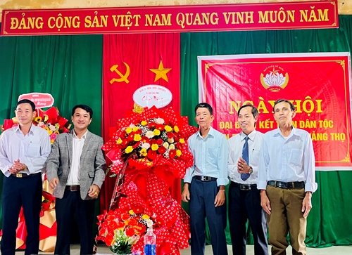 Quảng Điền Thôn đầu tiên tổ chức Ngày hội Đại đoàn kết dân tộc năm 2022