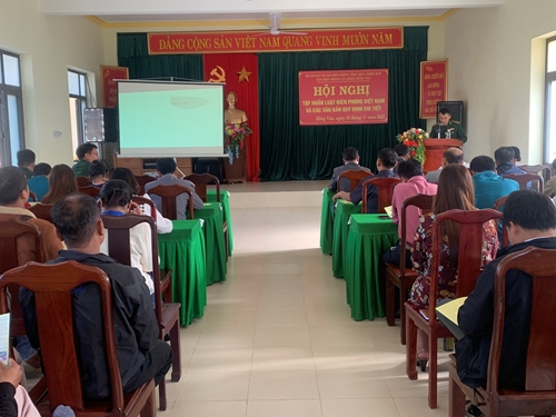 Tập huấn Luật Biên phòng Việt Nam cho cán bộ các xã biên giới