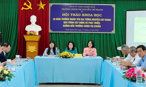 Ngôi trường mang tên Đại tướng Nguyễn Chí Thanh Hướng đến trường chính trị chuẩn