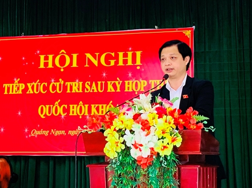 Đại biểu Quốc hội tiếp xúc cử tri huyện Quảng Điền, Phong Điền, Phú Vang, TX Hương Thủy