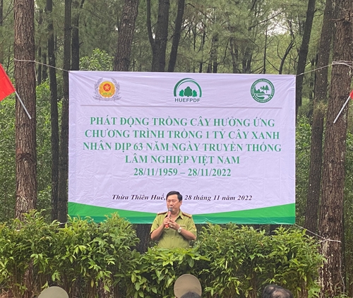 Trồng 1 000 cây xanh tại Phong Điền