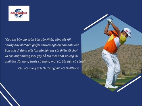 GolfWorld - Thế giới gậy Âu, Mỹ chính hãng được hàng chục ngàn golfer tin chọn