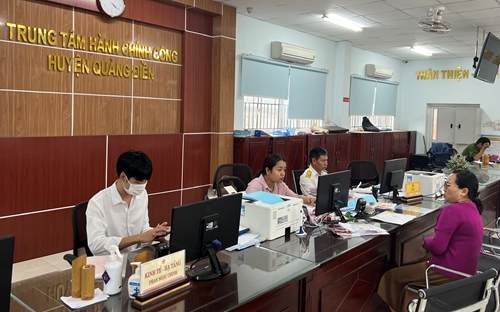 Quảng Điền dẫn đầu bảng xếp hạng cải cách hành chính cấp huyện năm 2022