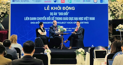 Launching project on digital transformation joint venture in higher education in Vietnam