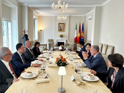 Việt Nam góp phần thúc đẩy mối quan hệ hợp tác ASEAN-Italy