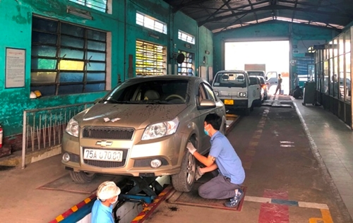 Trung tâm Đăng kiểm xe cơ giới Thừa Thiên Huế hoạt động ổn định trở lại